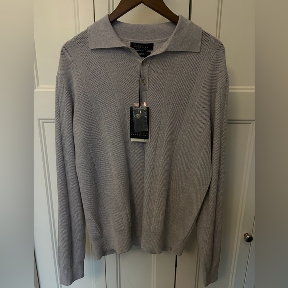 Maglificio Merino Wool Gray Men's sweater - Picture 3 of 5